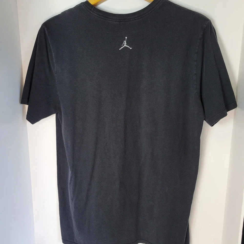 Air Jordan Flight T-Shirt Mens Large Black Graphic Jumpman Short Sleeve Tee